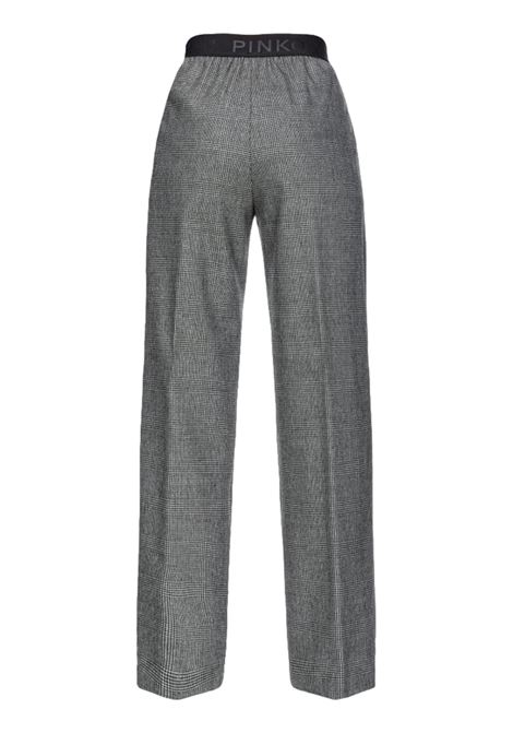 PRINCE OF WALES PANTS WITH ELASTIC WAISTBAND PINKO | Trousers | 102197 A07PIZ9